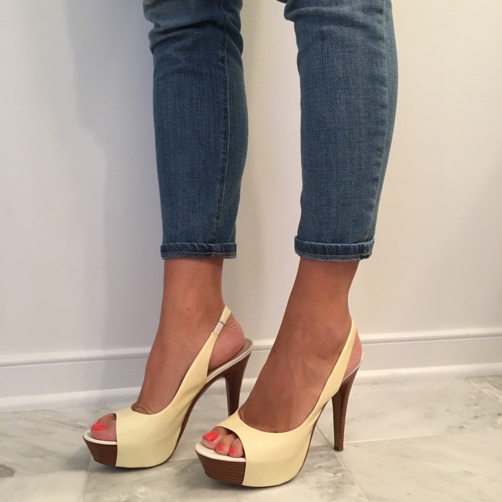 Jessica Simpson Sling Backs Platform Style